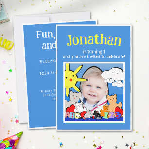 Custom Fun Leuke Dieren Verjaardagsfeest Kaart