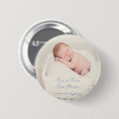 Custom Funeral Memorial Photo Button (Voorkant /achterkant)