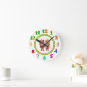 Custom Funny Clock Ronde Klok (Huis)