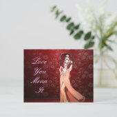 Custom Funny Drag Queen Briefkaart (Staand voorkant)