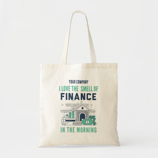 Custom Funny Finance  Tote Bag (Voorkant)