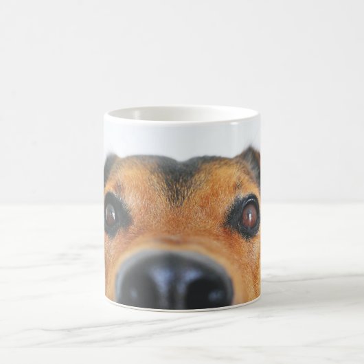 Custom Funny Gezegde Dog Foto Mok (Center)