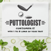 Custom Funny Golf Theedoek (Gevouwen)