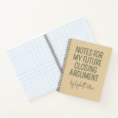 Custom Funny Lawyer Journal for Graduation Gift (Intérieur)