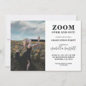 Custom Funny Quote Photo Afstuderen Kaart (Voorkant)