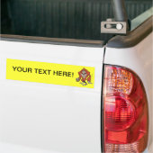 Custom Funny Sasquatch Bumpersticker (Op Truck)