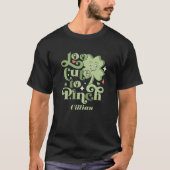 Custom Funny Te Schattige om St. Patrick's Day te  T-shirt (Voorkant)