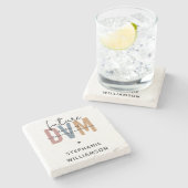 Custom Future DVM Doctor in de diergeneeskunde Stenen Onderzetter (Zijkant)