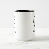 Custom Future Mr and Mrs Mug, Engagement Gift Mok (Midden)