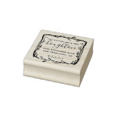 Custom Future Mr & Mrs Bruiloft Retouradres Rubberstempel (Stempel)