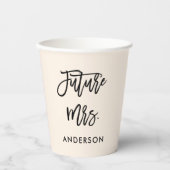 Custom Future Mrs. Papieren Bekers (Voorkant)
