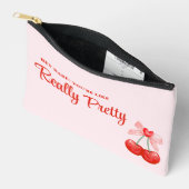Custom Galentine's Party Favoriet Gift, Roze Etui (Open)