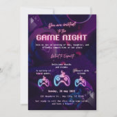 Custom Game Night Invitation (Devant)