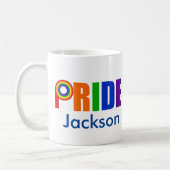 Custom Gay Pride Koffiemok (Links)