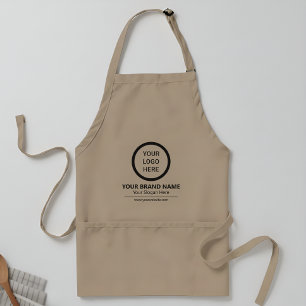 Custom Gedrukt Bedrijf Logo Branded Promotionele Standaard Schort
