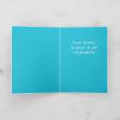 Custom Gefeliciteerd op College Scholarship kaart! Kaart (Binnen)