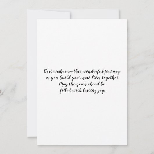 Custom, Gelukkig getrouwd leven, zwart paar, (Achterkant)