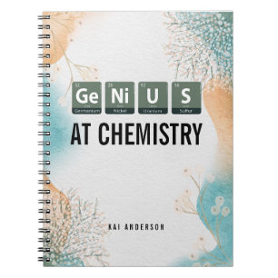 Custom Genius Periodic Table Chemistry Student Notitieboek