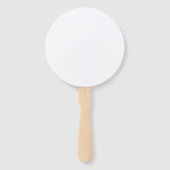 Custom Gezicht Bachelorette Party Verjaardag Cupca Handwaaier (Achterkant)