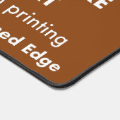 Custom Giant Desk Mat Protector Pad - Saddle Brown (Hoek)