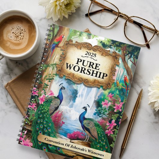 Custom Gift Pure Worship 2025 JW Spiral Notitieboek