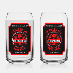 Custom Gin Bottle Blikvorm Glas