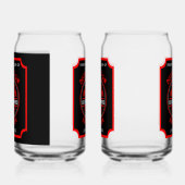 Custom Gin Bottle Blikvorm Glas (Rechts)