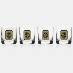 Custom Gin Bottle Whisky Glas