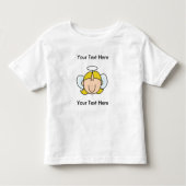 Custom Girl Blond Angel T-shirt (Voorkant)