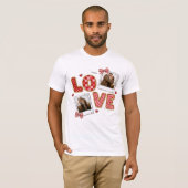 Custom Girlfriend Boyfriend Gift  T-shirt (Voorkant volledig)