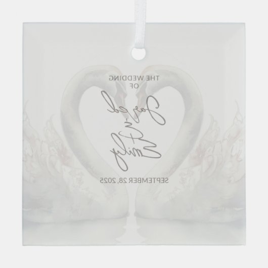 Custom Glass Ornament (Achterkant)