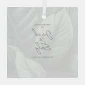 Custom Glass Ornament (Achterkant)