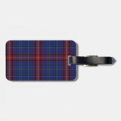 Custom Glenn Tartan Plaid Bagagelabel (Achterkant horizontaal)