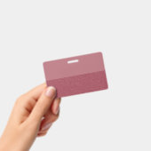 Custom Glitter Badge – Rose Gold Bottom (Manuel / portable)