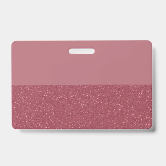 Custom Glitter Badge – Rose Gold Bottom (Avant)
