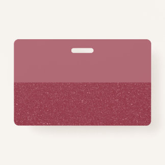 Custom Glitter Badge – Rose Gold Bottom