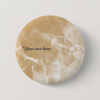 Custom gold crystal badge ronde button 5,7 cm