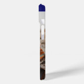 Custom Gold en Blue One-Photo iPhone Case (Achterkant / Links)