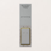 Custom Gold Lijst Lace Zelfstandige Oorbel Kaarten (Buitenkant ongevouwen)