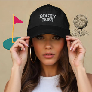 Custom Golf Boss Gift voor spelers Geborduurde Pet