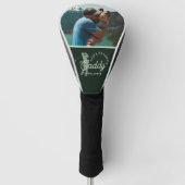 Custom Golf Dad Favoriete Caddy Logo Head Hoesje Golfheadcover (Voorkant)