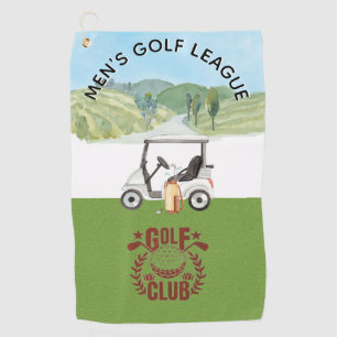 Custom Golf League Golf Club Logo Golfhanddoek
