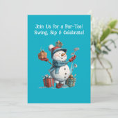 Custom Golf Lover Invitation de vacances (Debout devant)