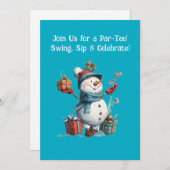 Custom Golf Lover Invitation de vacances (Devant / Derrière)