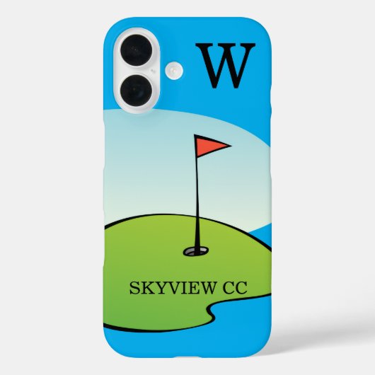 Custom Golf Lover iPhone / iPad case (Achterkant)