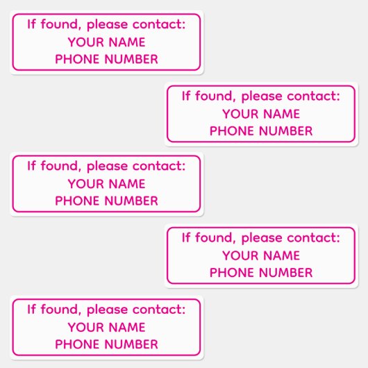 Custom Golf Stickers for Easy Club Identification (Groupe)