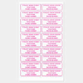 Custom Golf Stickers for Easy Club Identification (Feuille)