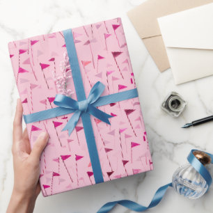 Custom Golf Wrapping Paper voor Ladies League Even Cadeaupapier