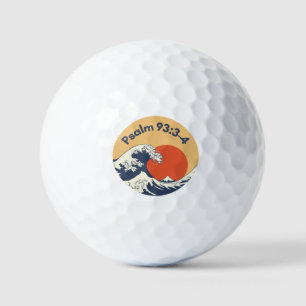 Custom golfbal set- Psalm Christelijk cadeau Golfballen