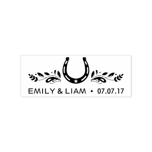 Custom Good Luck bruiloft stempel (Afrduk)